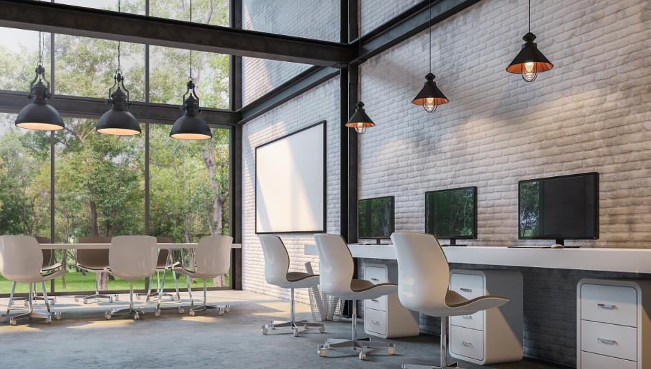 上海流行的工業(yè)風(fēng)辦公室設(shè)計(jì),辦公室無吊頂如何做隔斷設(shè)計(jì)？