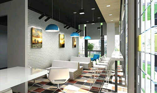 貿易公司茶水區(qū)設計效果圖